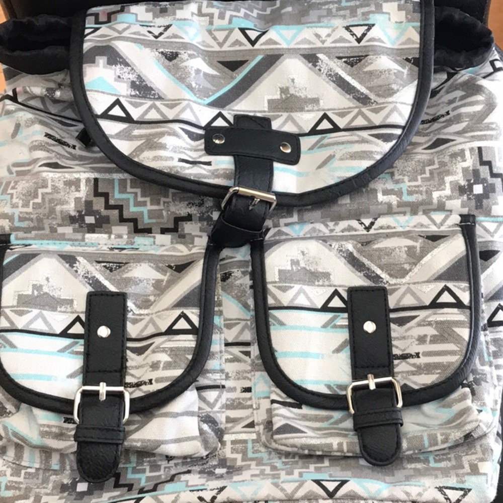 Candies Drawstring Canvas Backpack - image 2